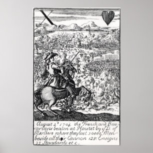 Hertigen av Marlborough nederlag Poster