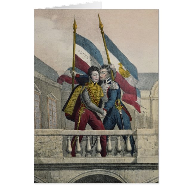 Hertigen av Orleans Hälsningskort (Framsidan)