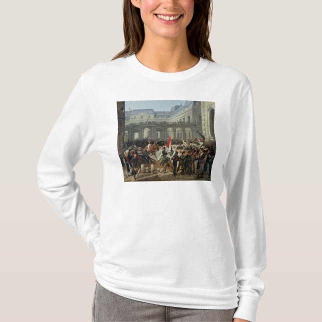 Hertigen av Orleans lämnar Palaiset Royal T Shirt (Framsida)