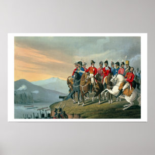 Hertigen av Wellington och hans bemannar att korsa Poster