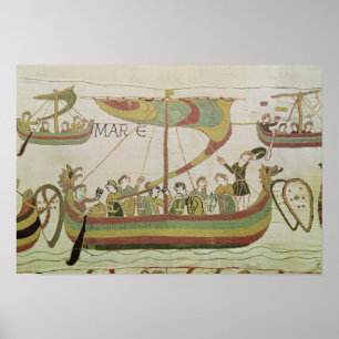 Hertigen William av Normandy korsar havet Poster