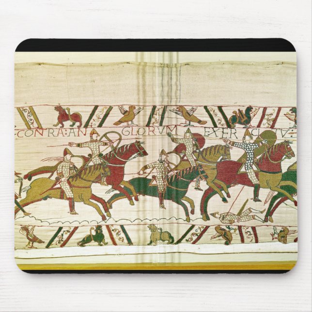 Hertigen William uppmanar hans soldater Musmatta (Framsidan)