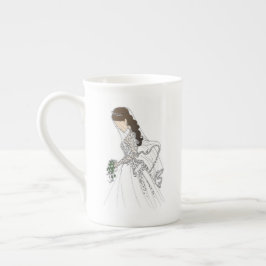 Hertiginna av Cambridge kunglig bröllopmugg 2 Benporslin Mugg