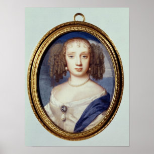 Hertiginna av Orleans, c.1665 Poster