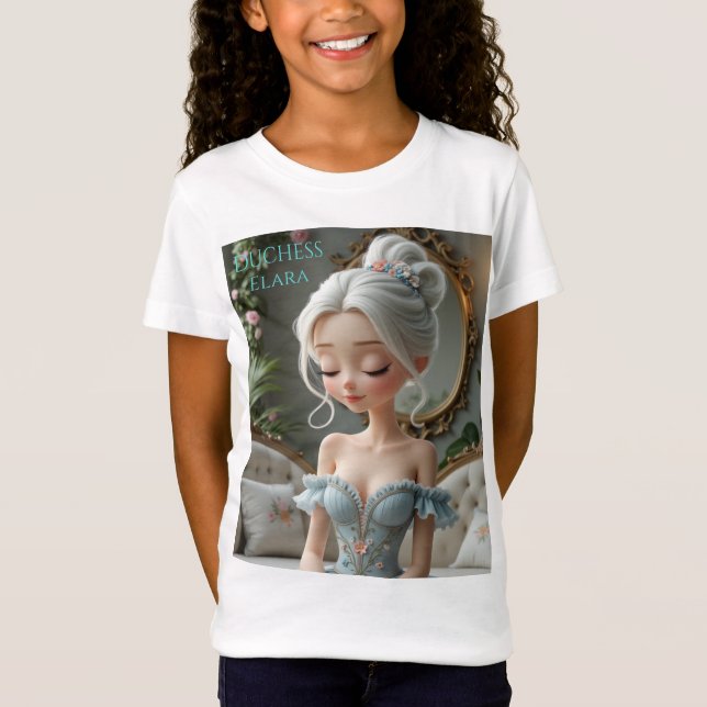 Hertiginna Elara: Elegant Grac T Shirt (Framsida)