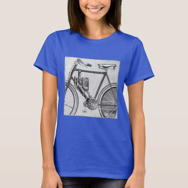 Hertschmann Motorcycle, 1895 Tee (Framsida)