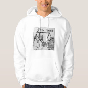 Hertschmann motorcykel, 1895 sweatshirt med luva