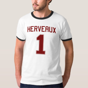 Herveaux #1 fotbollJersey T-tröja T-shirt