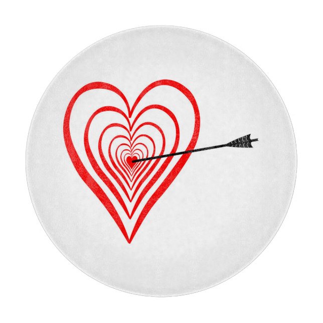 Herz Dartscheibe mit Pfeil (Framsidan)