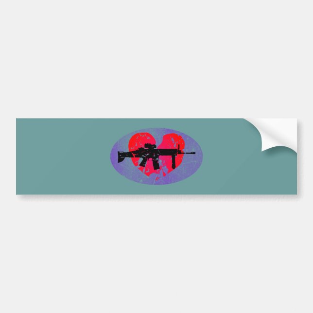 Herz Gewehr heart gun Bildekal (Framsidan)