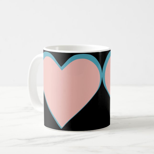 Herz ♥ Heart Kaffemugg (Framsida vänster)