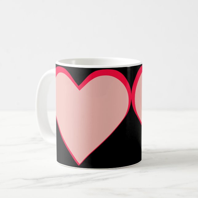 Herz ♥ Heart Kaffemugg (Framsida vänster)
