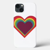 Herz ♥ Heart - Rainbow Färg - Regenbogenfarben