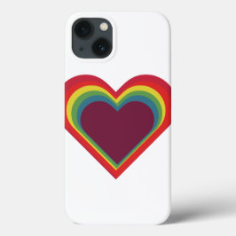 Herz ♥ Heart - Rainbow Färg - Regenbogenfarben