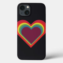Herz ♥ Heart - Rainbow Färg - Regenbogenfarben