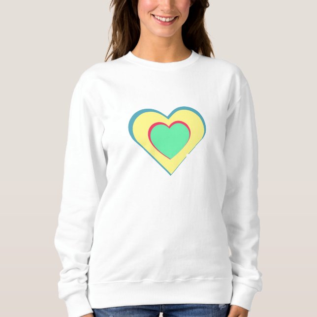Herz ♥ Heart T Shirt (Framsida)