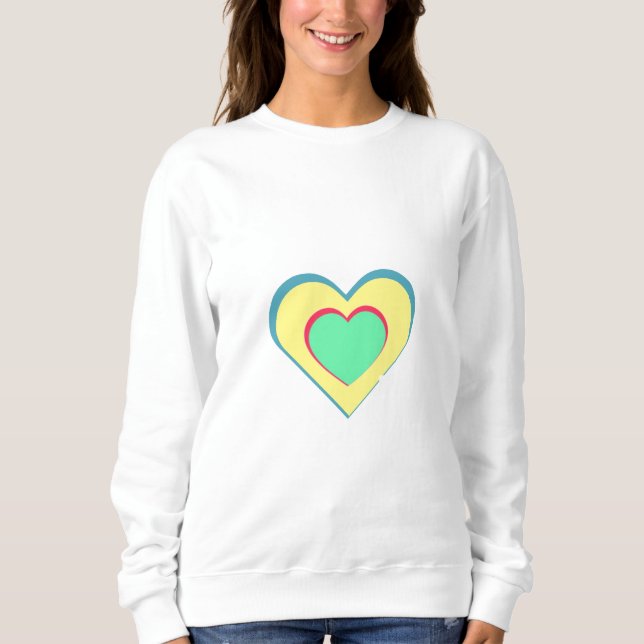 Herz ♥ Heart T Shirt (Framsida)