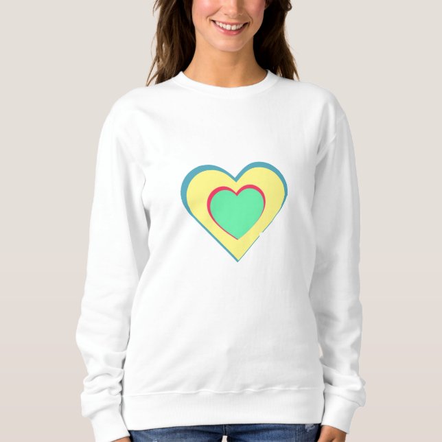 Herz ♥ Heart T Shirt (Framsida)