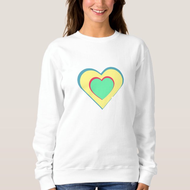 Herz ♥ Heart T Shirt (Framsida)