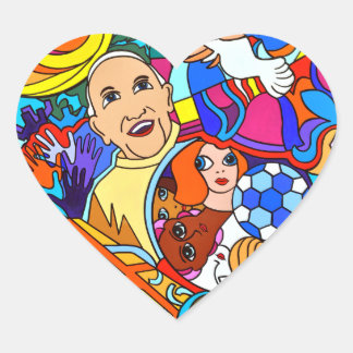 Herz Sticker Set, glänzend oder matt Hjärtformat Klistermärke