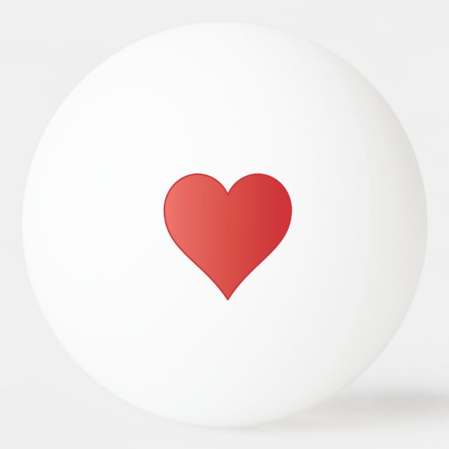 Herz Tischtennisball Pingisboll (Framsidan)