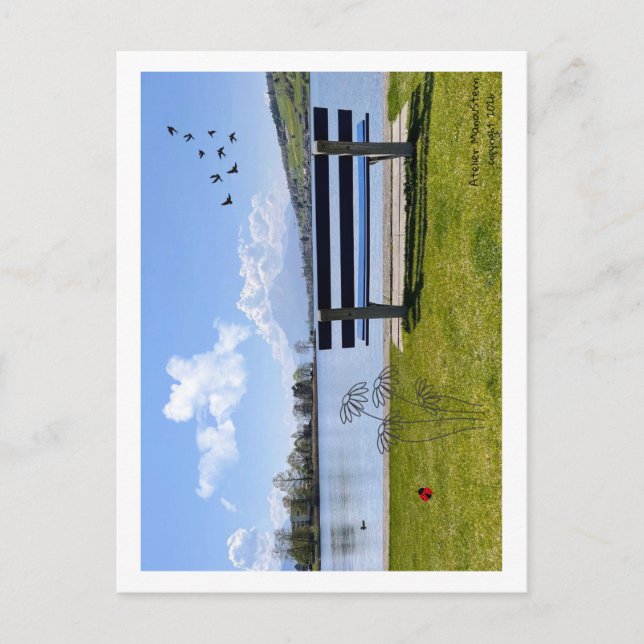 Herzensgrüsse aus der Natur – Hochwertige  Vykort (Framsida)