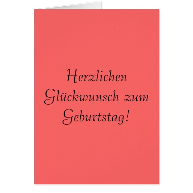 Herzlichen Glückwunsch zum Geburtstag! OBS Kort (Framsidan)