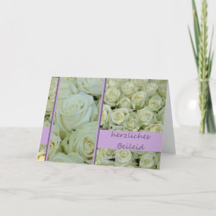 Herzliches Beileid Kort