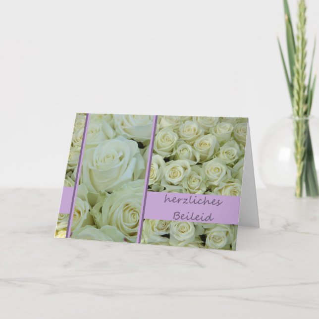 Herzliches Beileid Kort (Framsida)