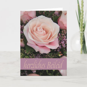 Herzliches Beileid Kort