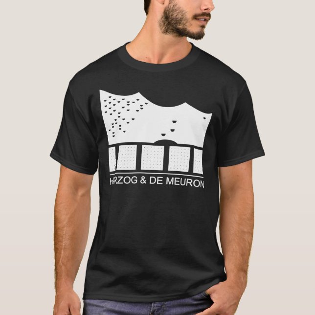 Herzog&Amp; De Meuron Logotyp - Elbphilharmonie Es T Shirt (Framsida)
