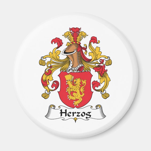 Herzog Family Crest Magnet (Framsidan)