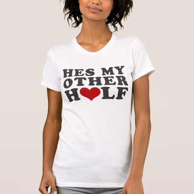 Hes min annan halva t shirt (Framsida)