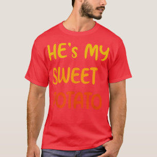 Hes min gode potatis ett par som säger sin sh t shirt