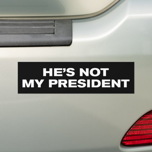 He's Not My President Anti-Trump Bildekal (På Bil)