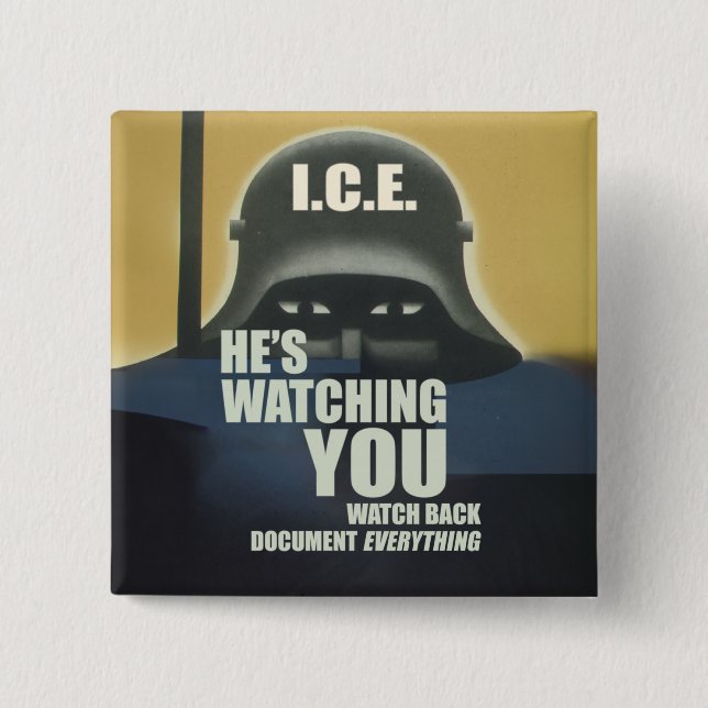 He's Watching You 2026 Knapp (Framsida)