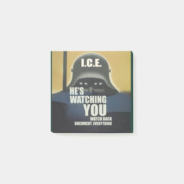 He's Watching You 2026 Post-it Block (Framsida)