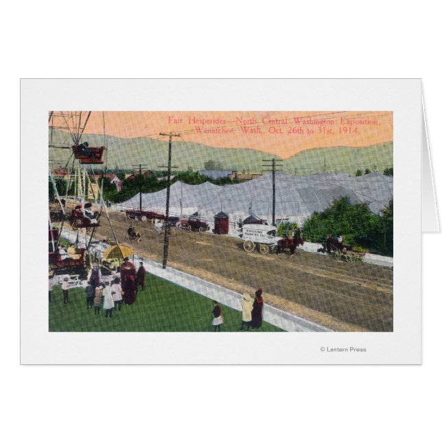 Hesperides FairNorth Central WA Exposition Hälsningskort (Framsidan Horizontal)