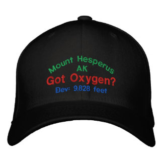 Hesperus Alaska Elevation Cap Broderad Keps