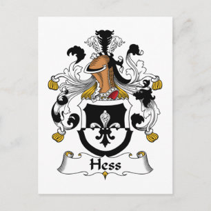 Hess Family Crest Vykort