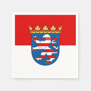 Hessens flagga Pappersservetter