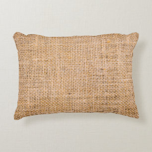 Hessian Sackcloth burlap woven struktur bakgrund Prydnadskudde