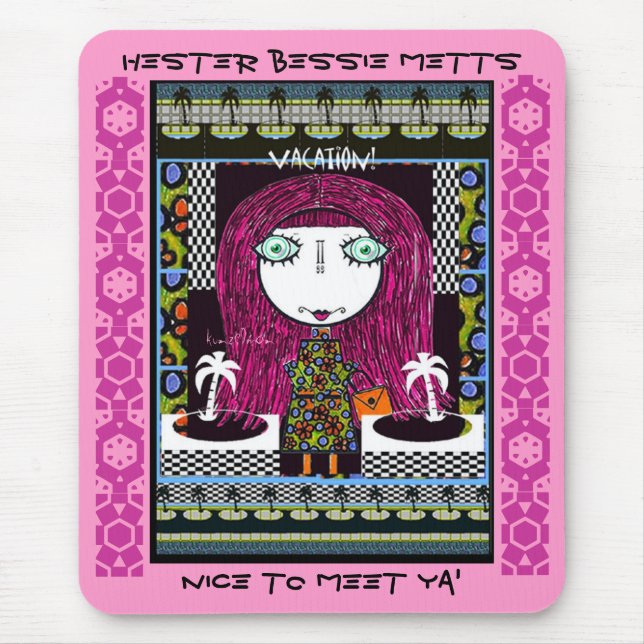 HESTER-BESSIE METTS MOUSEPAD MUSMATTA (Framsidan)