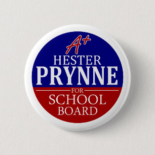 Hester Prynne för skolförvaltning knäppas Knapp