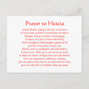Hestia Postcard Vykort