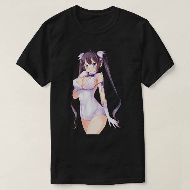 Hestia Waifu (Danmachi) T Shirt (Design framsida)