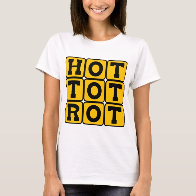 Het att trava, ivrig att komma igång tee shirt (Framsida)