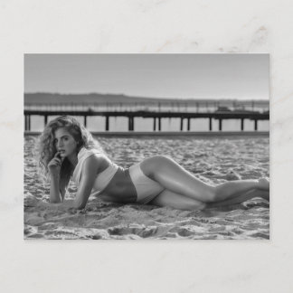 HET! B&W Sommar Bikini fotobrev Vykort
