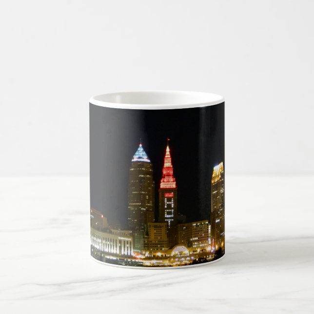 Het Cleveland Skyline Kaffemugg (Center)