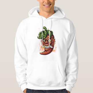 Het Demondpeppar - Ilsken Chili Oni Maskdesign Hoodie